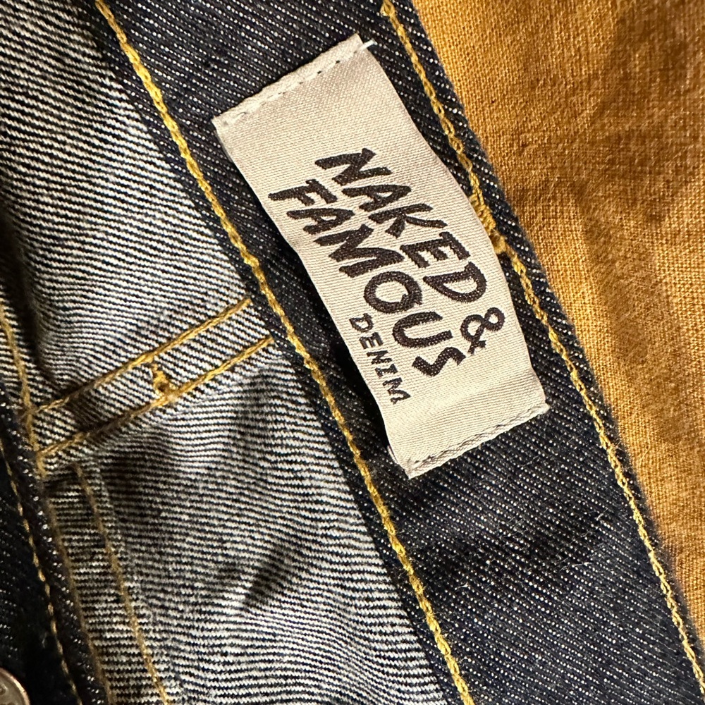 Naked and Famous selvedge